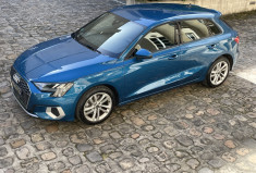 AUDI A3 SPORTBACK ADVANCED 40 TFSI QUATTRO BVA 190  FAIBLE KILOMETRAGE 1ere main 