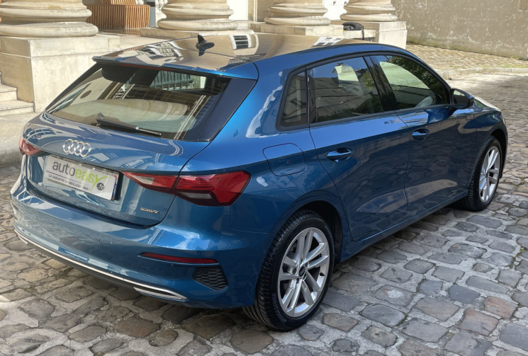 AUDI A3 SPORTBACK ADVANCED 40 TFSI QUATTRO BVA 190  FAIBLE KILOMETRAGE 1ere main 
