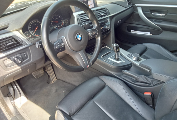 BMW Série 4 Gran Coupé M Sport 150 CV 418 DA - Compteur virtuel -  Cuir -