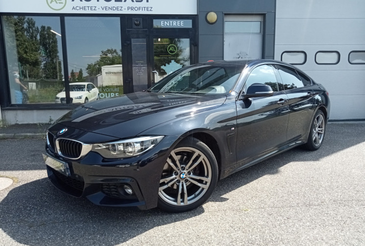 BMW Série 4 Gran Coupé M Sport 150 CV 418 DA - Compteur virtuel -  Cuir -