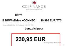 BMW I3 s 184 edrive + Connected Atelier i3s TVA Récupérable 17990€ ttc