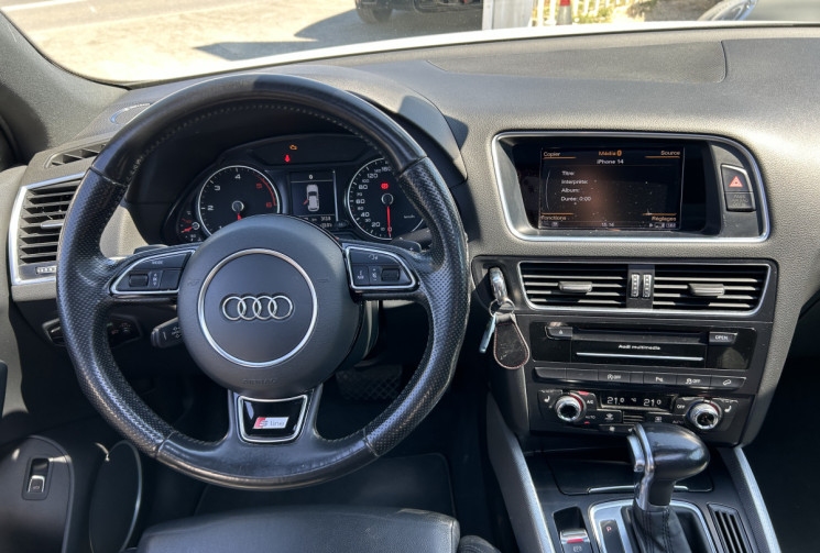 AUDI Q5 3.0 V6 TDI 258 Ch clean diesel S line Quattro S * TOIT OUVRANT * SIEGES CHAUFFANTS * CAMERA 
