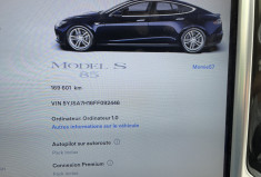 TESLA MODEL S 367 ch 85 kWh/AUTOPILOT/SUPER CHARGEUR A VIE/PACK HIVER/CAMERA