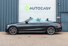 Mercedes Classe C Cabriolet 200 AMG Line CAM360 TETE HAUTE BURMESTER MULTIBEAM PREMIUM + TOIT ROUGE