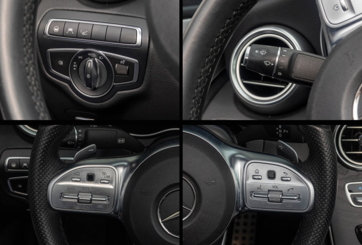 Mercedes Classe C Cabriolet 200 AMG Line CAM360 TETE HAUTE BURMESTER MULTIBEAM PREMIUM + TOIT ROUGE