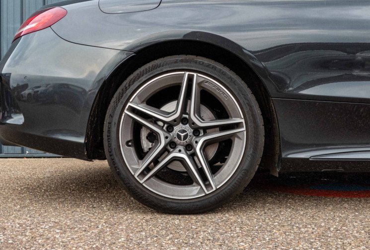 Mercedes Classe C Cabriolet 200 AMG Line CAM360 TETE HAUTE BURMESTER MULTIBEAM PREMIUM + TOIT ROUGE