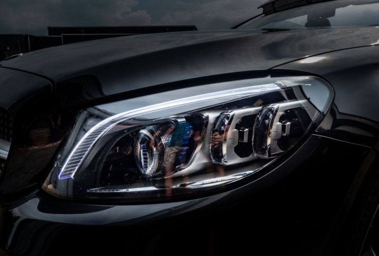 Mercedes Classe C Cabriolet 200 AMG Line CAM360 TETE HAUTE BURMESTER MULTIBEAM PREMIUM + TOIT ROUGE