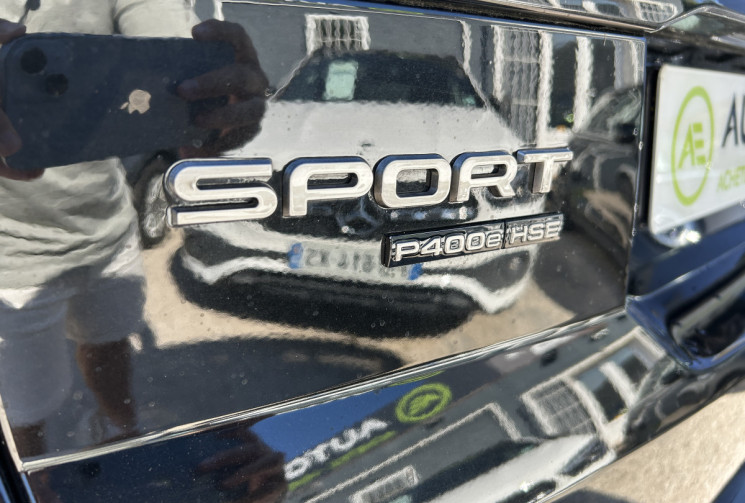 LAND-ROVER RANGE ROVER SPORT 2.0 P400e 404 Ch Sport HSE * SON MERIDIAN * TOIT OUVRANT * SUIVI LAND-R