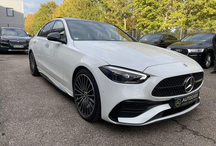 MERCEDES CLASSE C 220 200 ch AMG Line Pack Sport Black 9-GTRONIC/CAMERA 360/DIGITAL LIGHT/ FULL OPTI