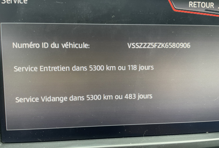 SEAT ATECA 1.6 TDI 115 ch Style Business/Courroie Distribution remplacée