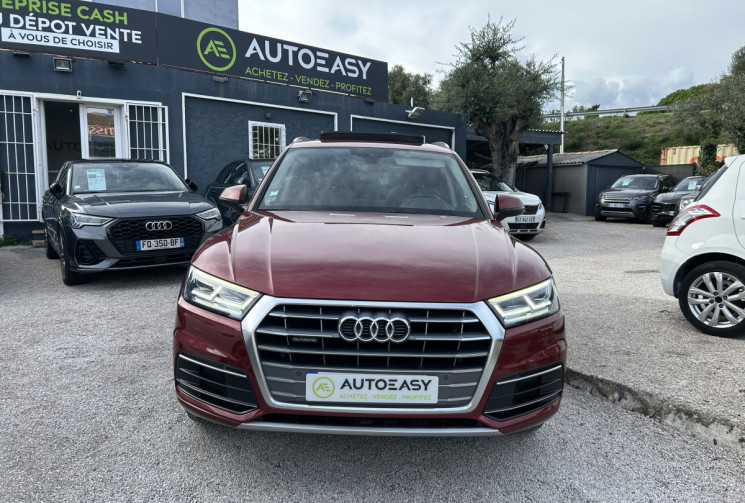 Audi Q5 2.0 TDI 163 Ch Design Quattro S tronic 7 * ENTRETIEN AUDI * TOIT OUVRANT * SIEGES CHAUFFANTS