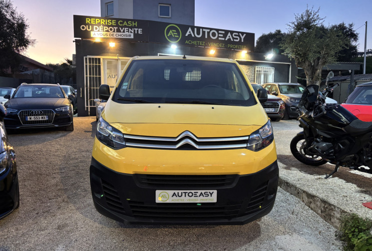 Citroën JUMPY CAMIONNETTE 1.6 BLUEHDI 95 Ch * Plancher * Radar de Recul * Vitres Latérales