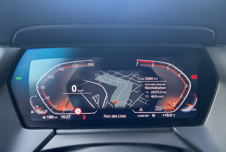 BMW Série 1 118i 136 CH M Sport  / Carplay / Caméra / Véhicule Français 
