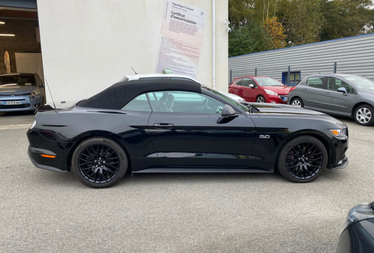 Ford MUSTANG VI CABRIOLET 5.0 i V8 421 CV GT ORIGINE FRANCE 