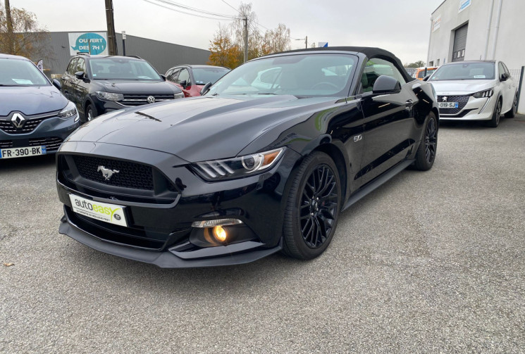 Ford MUSTANG VI CABRIOLET 5.0 i V8 421 CV GT ORIGINE FRANCE 
