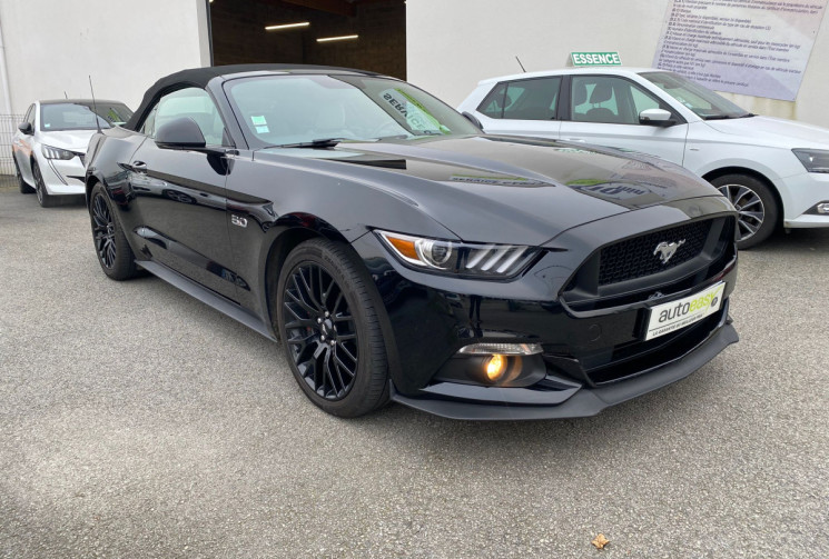 Ford MUSTANG VI CABRIOLET 5.0 i V8 421 CV GT ORIGINE FRANCE 