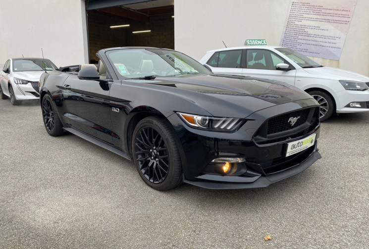Ford MUSTANG VI CABRIOLET 5.0 i V8 421 CV GT ORIGINE FRANCE 