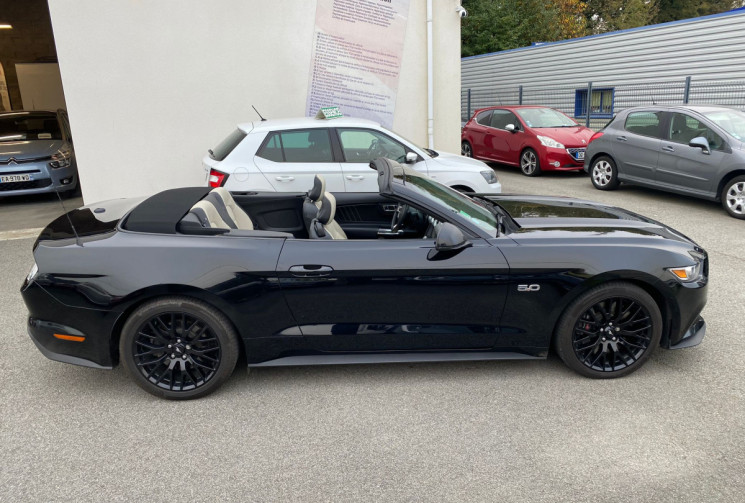 Ford MUSTANG VI CABRIOLET 5.0 i V8 421 CV GT ORIGINE FRANCE 