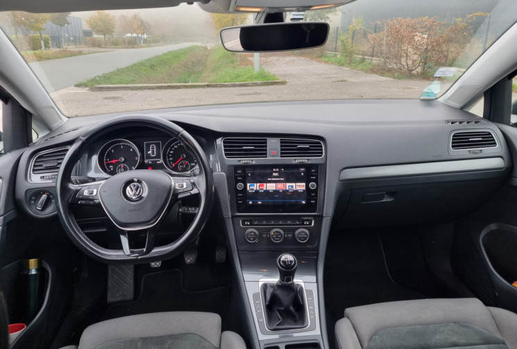 VOLKSWAGEN GOLF 7 Carat 1.6 TDI 115ch * Carplay * sièges chauffants * Régulateur adaptatif 