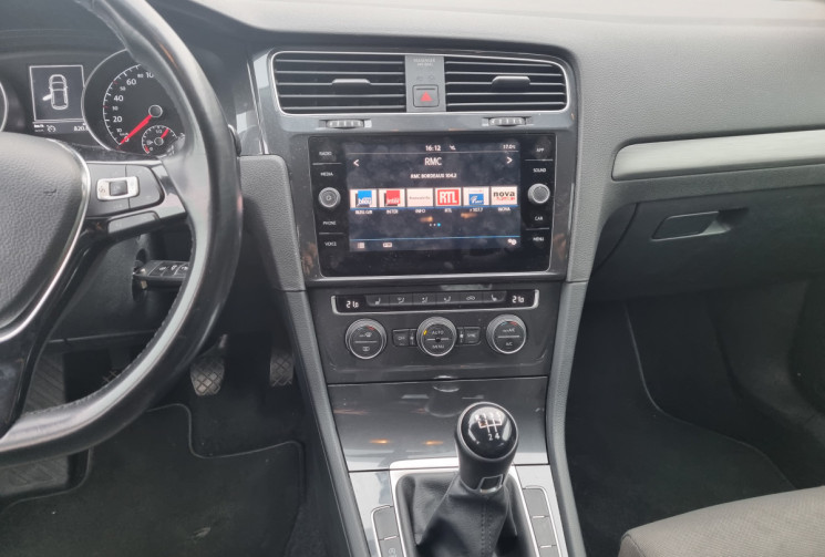 VOLKSWAGEN GOLF 7 Carat 1.6 TDI 115ch * Carplay * sièges chauffants * Régulateur adaptatif 
