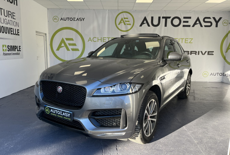 JAGUAR F-PACE 2.0 D R-SPORT 180 CH AWD BVA8 ENTRETIEN JAGUAR / TOIT OUVRANT / HAYON ELECTRIQUE