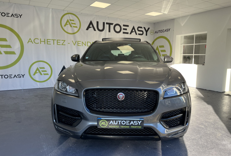 JAGUAR F-PACE 2.0 D R-SPORT 180 CH AWD BVA8 ENTRETIEN JAGUAR / TOIT OUVRANT / HAYON ELECTRIQUE