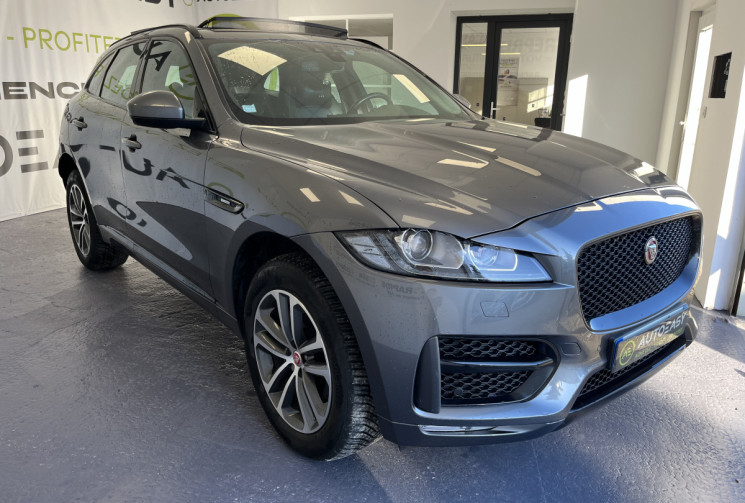 JAGUAR F-PACE 2.0 D R-SPORT 180 CH AWD BVA8 ENTRETIEN JAGUAR / TOIT OUVRANT / HAYON ELECTRIQUE