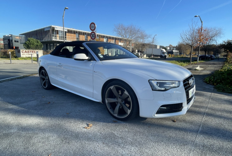 AUDI A5 CABRIOLET S-LINE 2.0 TDi 190 cv Multitronic 8 Phase 2 * Alcantara * Radar * Entretien OK