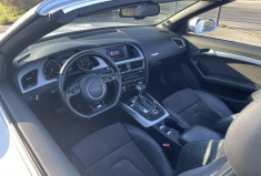 AUDI A5 CABRIOLET S-LINE 2.0 TDi 190 cv Multitronic 8 Phase 2 * Alcantara * Radar * Entretien OK