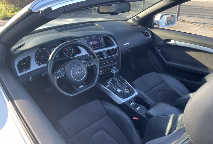 AUDI A5 CABRIOLET S-LINE 2.0 TDi 190 cv Multitronic 8 Phase 2 * Alcantara * Radar * Entretien OK