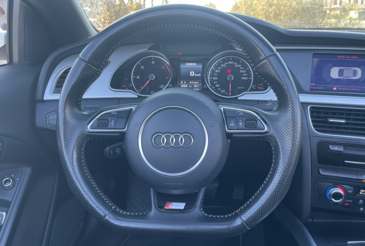 AUDI A5 CABRIOLET S-LINE 2.0 TDi 190 cv Multitronic 8 Phase 2 * Alcantara * Radar * Entretien OK