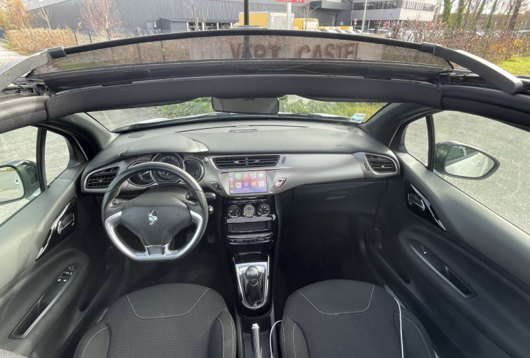 DS DS 3 CABRIO 1.6 Blue HDi S&S 100 cv GIVENCHY * Carplay * Caméra * Sièges Chauffants