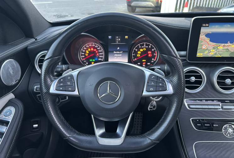 Mercedes CLASSE C 43 IV AMG 4Matic 367 Ch 9G-Tronic * INTERIEUR BLANC * SON FOCAL * TOIT OUVRANT