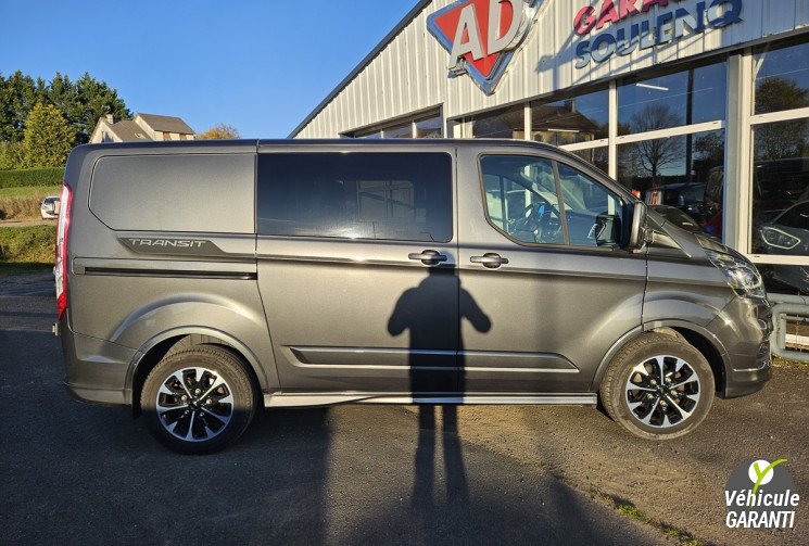 Ford TRANSIT CUSTOM FG SPORT 2.0 TDCI 170 CABINE APPROFONDIE BVA