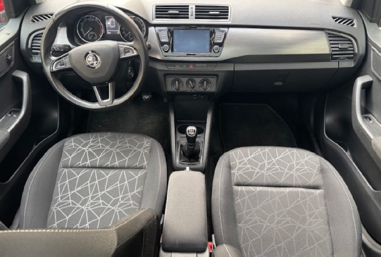 Skoda FABIA III clever édition 1.0 mpi 75 cv origine France 2em main / CARPLAY / TOIT PANORAMIQUE / 