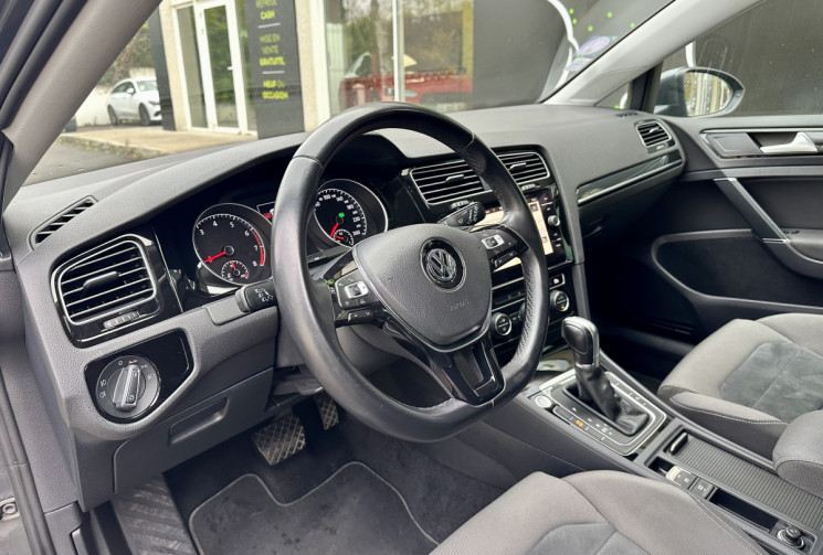 VOLKSWAGEN GOLF VII 7 ph.2 1.5 TSI 130 CARAT DSG7 * ENTRETIEN COMPLET A JOUR * CT OK * GARANTIE 