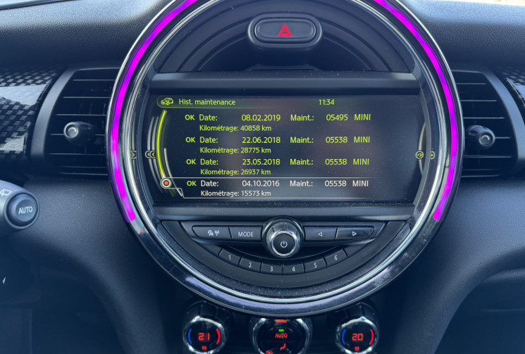 MINI MINI COOPER S 192ch /SUIVI MINI / TOIT OUVRANT / SIEGE CHAUFFANT / AFFICHAGE TETE HAUTE