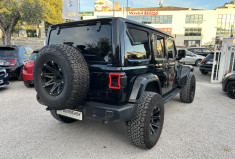 JEEP WRANGLER UNLIMITED 2.0 T 380 Ch 4xe Overland Command-Trac * FULL BLACK * CAMERA AV & AR 