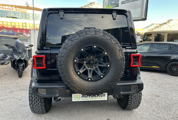 JEEP WRANGLER UNLIMITED 2.0 T 380 Ch 4xe Overland Command-Trac * FULL BLACK * CAMERA AV & AR 