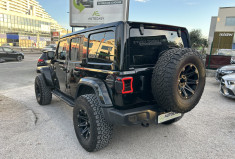 JEEP WRANGLER UNLIMITED 2.0 T 380 Ch 4xe Overland Command-Trac * FULL BLACK * CAMERA AV & AR 