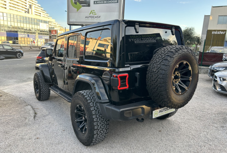 JEEP WRANGLER UNLIMITED 2.0 T 380 Ch 4xe Overland Command-Trac * FULL BLACK * CAMERA AV & AR 