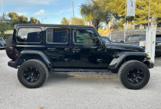 JEEP WRANGLER UNLIMITED 2.0 T 380 Ch 4xe Overland Command-Trac * FULL BLACK * CAMERA AV & AR 