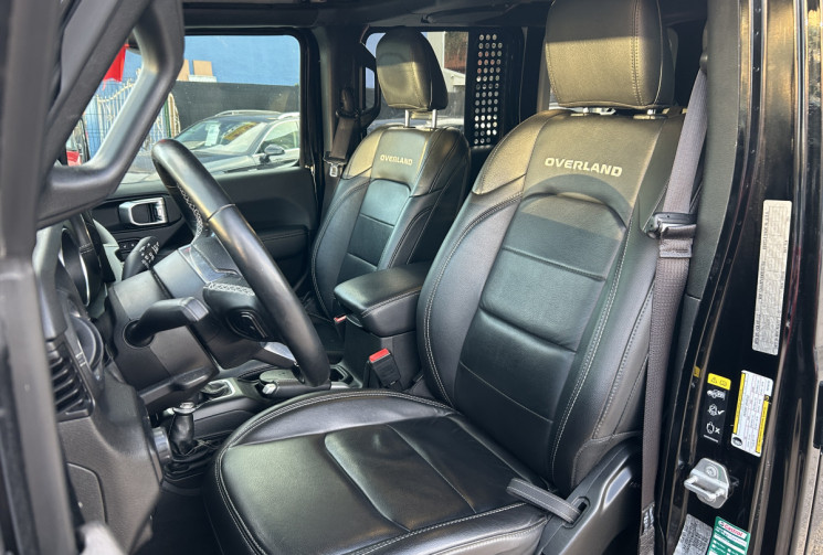 JEEP WRANGLER UNLIMITED 2.0 T 380 Ch 4xe Overland Command-Trac * FULL BLACK * CAMERA AV & AR 