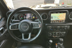 JEEP WRANGLER UNLIMITED 2.0 T 380 Ch 4xe Overland Command-Trac * FULL BLACK * CAMERA AV & AR 