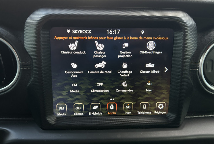 JEEP WRANGLER UNLIMITED 2.0 T 380 Ch 4xe Overland Command-Trac * FULL BLACK * CAMERA AV & AR 