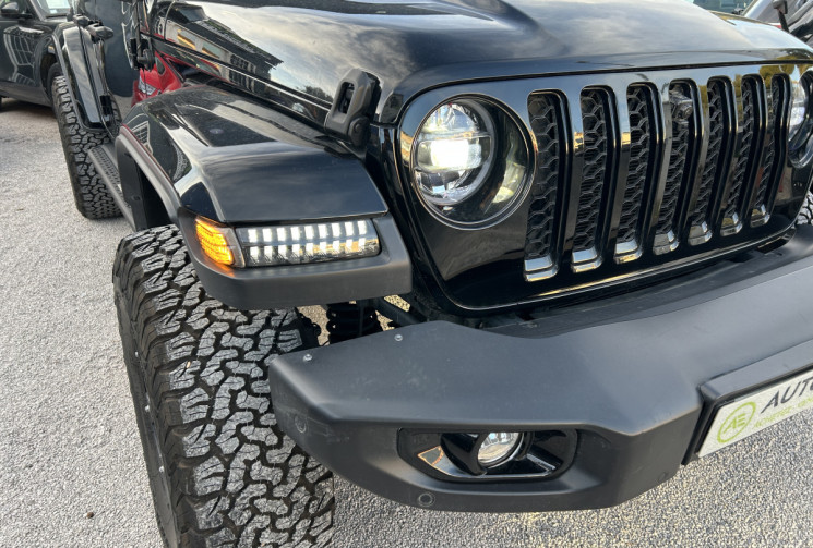 JEEP WRANGLER UNLIMITED 2.0 T 380 Ch 4xe Overland Command-Trac * FULL BLACK * CAMERA AV & AR 