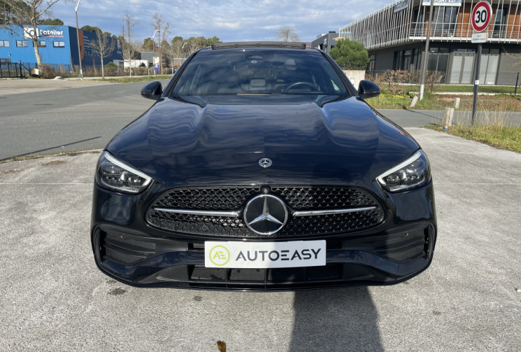 Mercedes CLASSE C AMG LINE 220 D Hybride 9G-TRONIC 200 cv * attelage* full options*toit ouvrant*