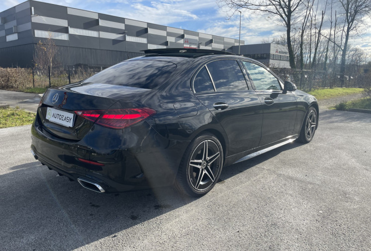 Mercedes CLASSE C AMG LINE 220 D Hybride 9G-TRONIC 200 cv * attelage* full options*toit ouvrant*
