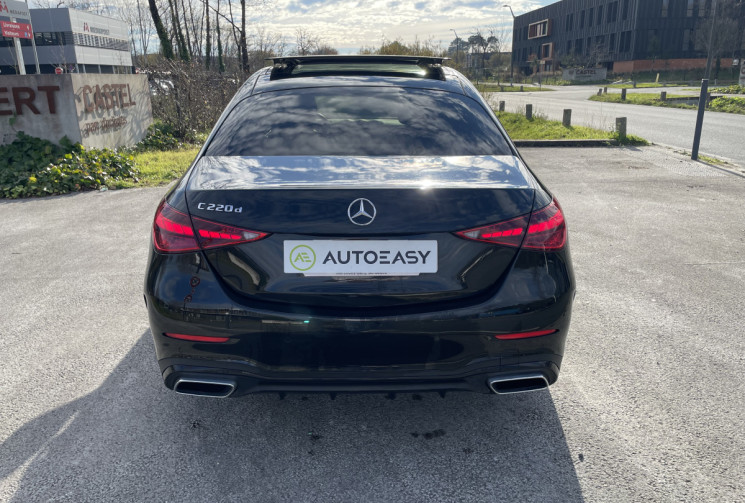 Mercedes CLASSE C AMG LINE 220 D Hybride 9G-TRONIC 200 cv * attelage* full options*toit ouvrant*