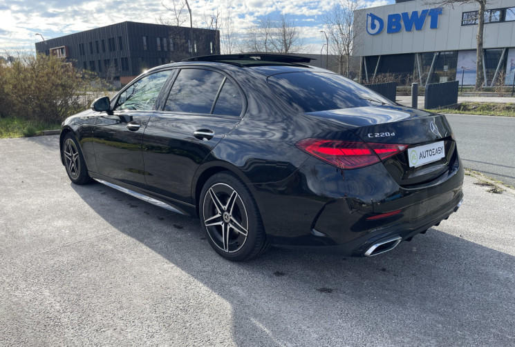 Mercedes CLASSE C AMG LINE 220 D Hybride 9G-TRONIC 200 cv * attelage* full options*toit ouvrant*
